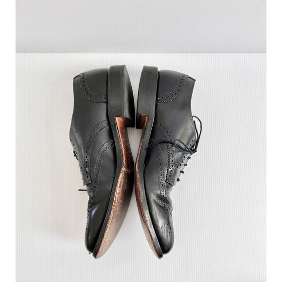 Allen Edmonds Ashland Wingtip Derby Brogue Mens Sz 9 B Black Leather Dress Shoes main image 9